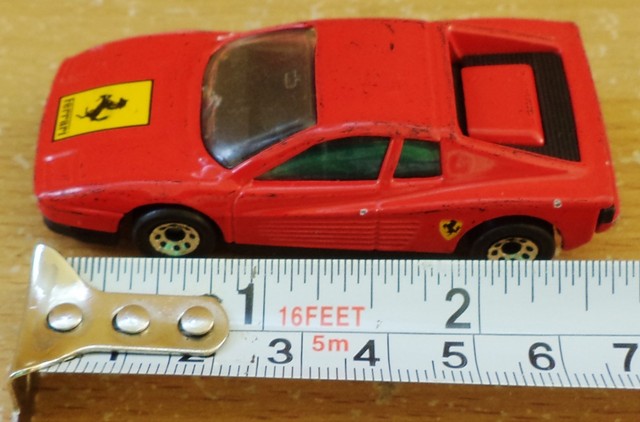 MATCHBOX FERRARI TESTAROSSA DIECAST CAR 1986 1:59 | eBay