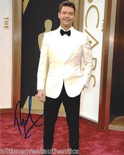 RYAN SEACREST TV HOST AMERICAN IDOL SIGNED AUTHENTIC 8X10 PHOTO B W/COA