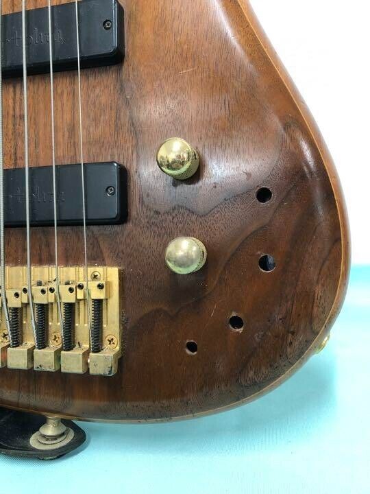 Moon MBC-6 6-string Electric Bass Guitar Brown With Original Moon MBC-6 6-string Electric Bass Guitar Brown With Original