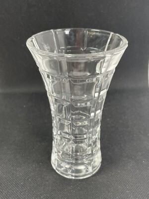 Vintage Mikasa Monarchy 4 3/4  Small Crystal Bud Vase