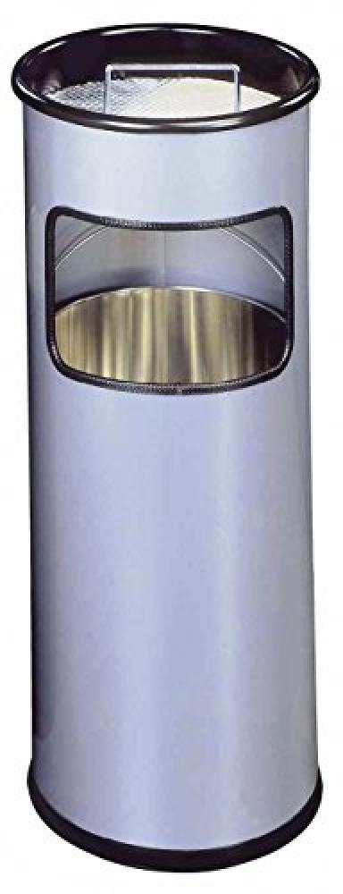 Durable 333023 Posacenere a Colonna con Sabbia e Cestino, Acciaio Verniciato, 62