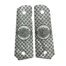 1911 Colt Grips Full Size Pearl Custom David Harley Engraved Clones W/Screws