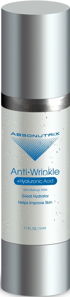 2-1.7oz  Absonutrix Anti-Wrinkle Hyaluronic Acid 60% Matrixyl 3000+ Vit C Serum - Image 4 of 4