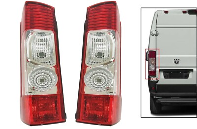 Fits 2014-2023 Ram Promaster Rear Tail Light Lamp Left Right Set Local Pickup