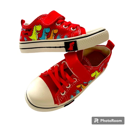 Scarpe da ginnastica sportive comode traspiranti dinosauri tela dinosauri bambino ragazzo ragazza - Foto 15 di 37