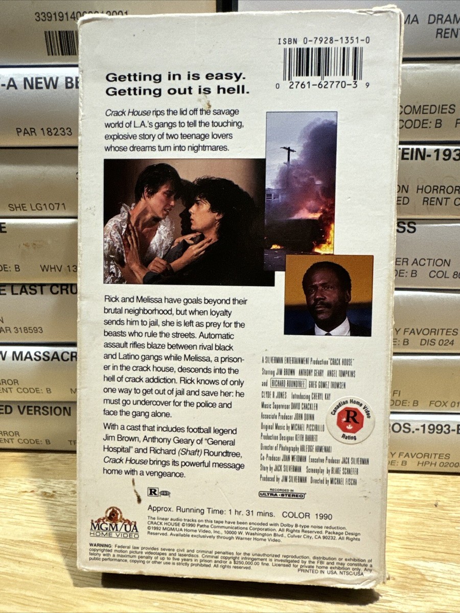 Crack House [VHS], Good VHS, Joey Green, Kenny Edwards, Heidi