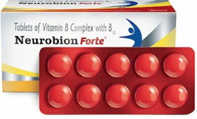 Neurobion Forte (120 Tablets) Vitamin B Complex with Vitamin B1 B2 B3 B5 B6 B12