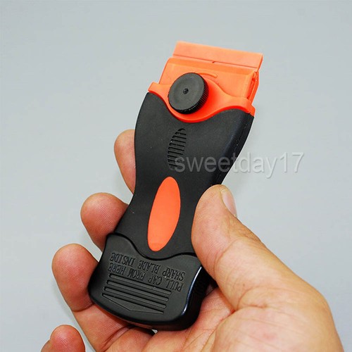Razor Scraper W/ 100 Plastic Blades Window Tint Vinyl Car Stickers Removal Tool - Picture 4 of 11