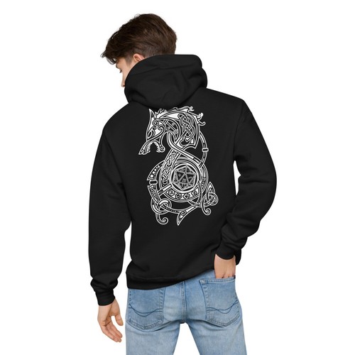 DND Hoodie Sweater Sweatshirt Black 