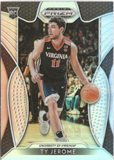 2019-20 Panini Prizm Ty Jerome Silver Prizm SP RC Cleveland Cavaliers