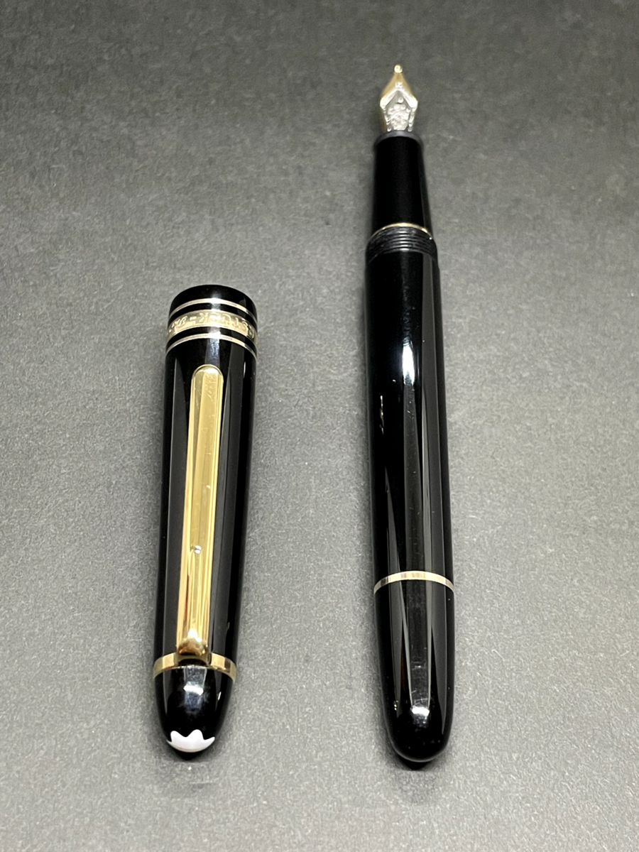 Excellent++] MONTBLANC MEISTERSTUCK 145 PIX Black Fountain Pen NIB