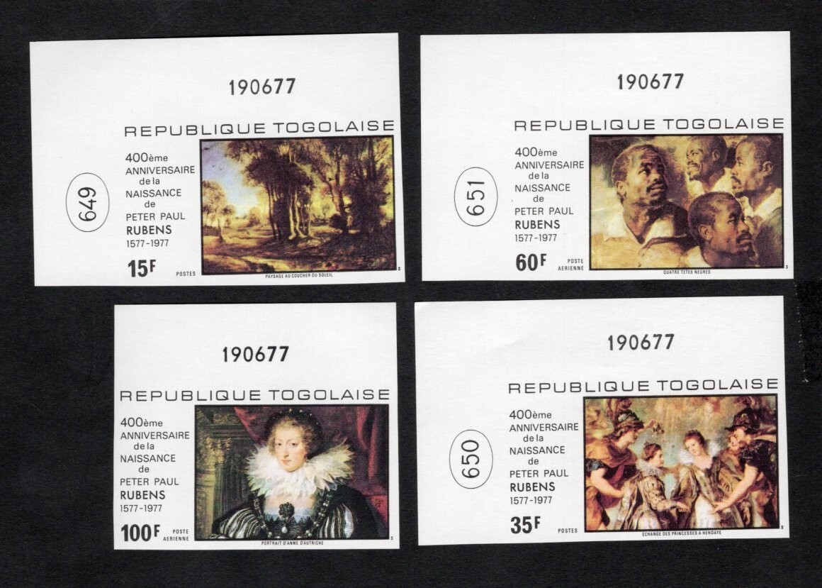 Togo 1977 stamps Mi#1245B-1248B START8%ONLY MNH CV=26,50$ Togo 1977 stamps Mi#1245B-1248B START8%ONLY MNH CV=26,50$