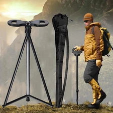 Walking Cane with Seat 2-In-1 Foldable Walking Sticks Chair for Men Women Elderl
