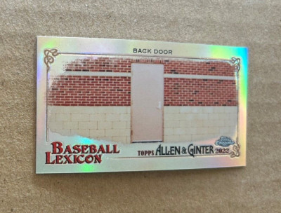 BASEBALL LEXICON 2022 TOPPS ALLEN & GINTER CHROME MINI Card#BL18