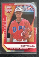   2021 Elite Extra Edition Henry Tejada Die Cut Prime Numbers 10/70 Card #191 