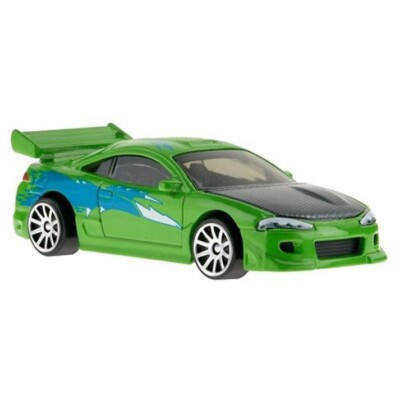 95 Mitsubishi Eclipse Green Hot Wheels The Fast and the