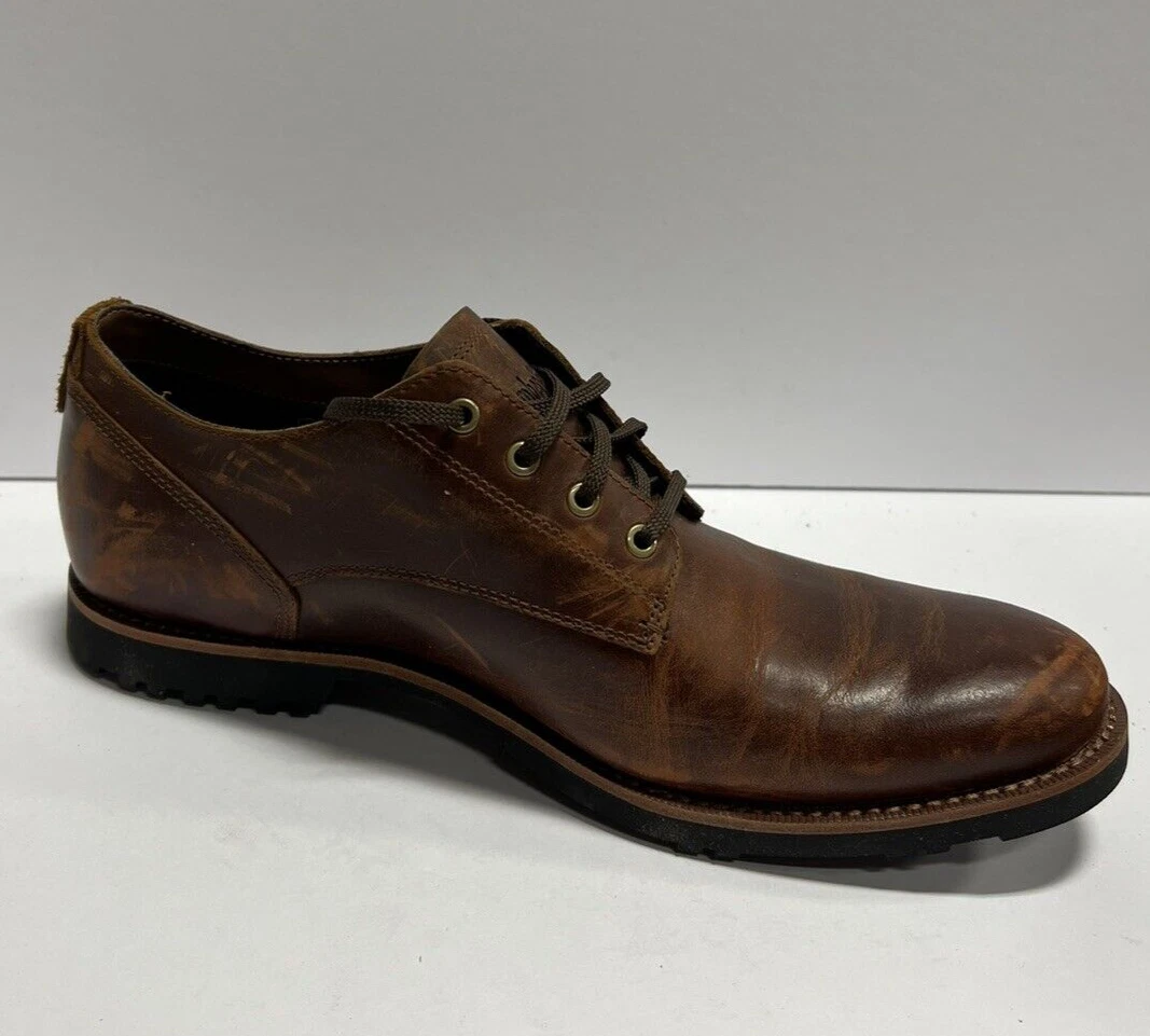 Timberland Mens Kendrick Oxford Brown Leather Size 11 M
