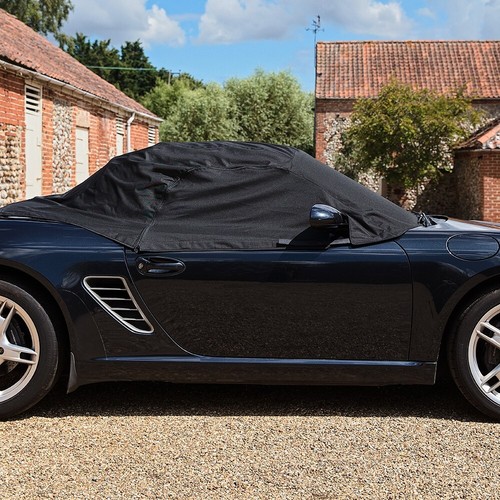 Tailored Half Car Cover Roof Protector for Porsche Boxster 986 (Glass Window) - Picture 7 of 13