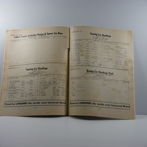 Calder Raceway First Official programme 1962 rare book racing motor cars PB AUS - Picture 8 of 16