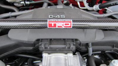 TOYOTA TRD OEM GENUINE CARBON FRONT STRUT BRACE TOWER BAR FOR FR-S