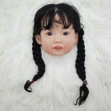 28" ARTIST Painted Reborn Baby Doll Kit Soft Cloth Body Toddler Girl Handmade