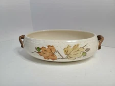 Metlox Poppytrail Vernon Woodland Gold  Casserole Dish. Approx 11" X 7"