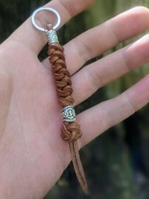 Genuine leather keychain/ keychain key ring/ lanyard