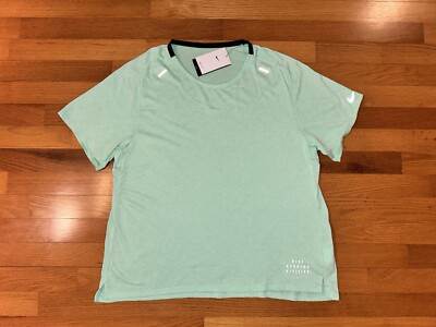 New XXL Nike Run Division DVSN Pinnacle Dri-Fit Shirt Green Glow DM6540-342 Men