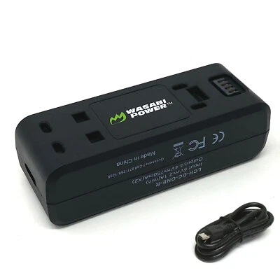Wasabi Power Dual USB Battery Charger for Insta360 ONE R and Insta360 ONE RS