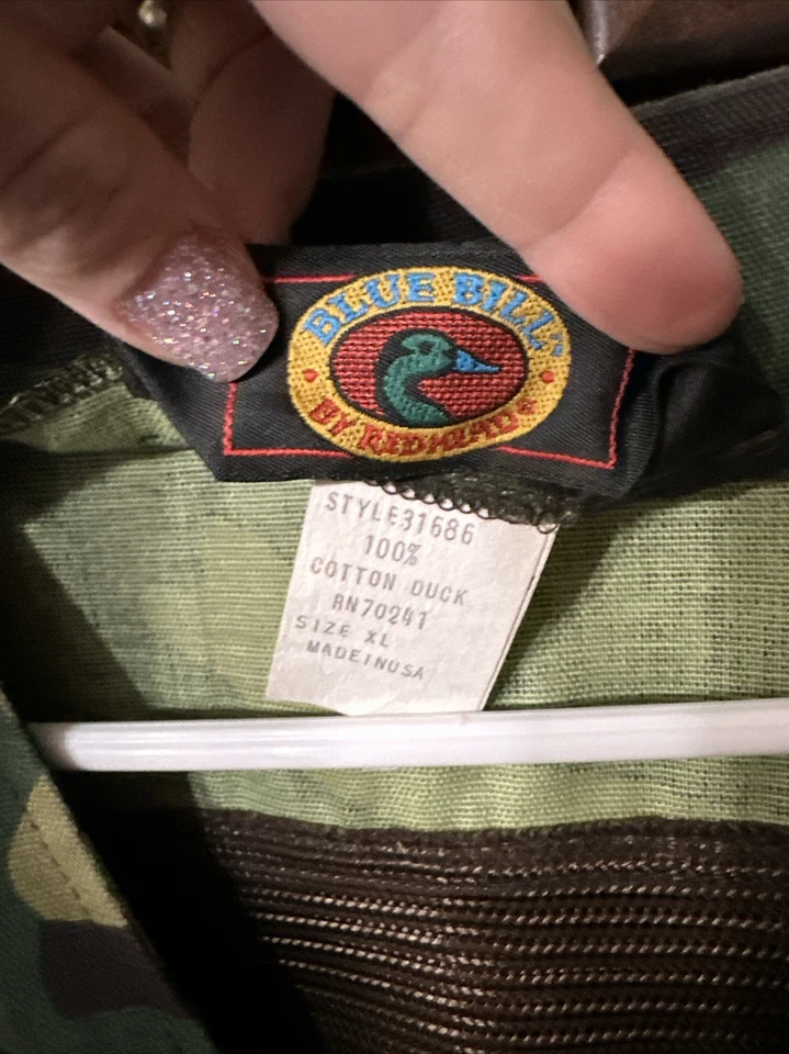 Vintage Redhead Camoflauge Mens Button Down Duck Hunting Vest Size XL - Image 2 of 3