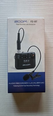 Zoom F2-BT Black Field Recorder 32-bit Float Bluetooth Built-in Model