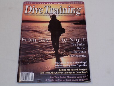 Dive Training Magazine New Divers Instructors Jan 2002 Underwater Photography +