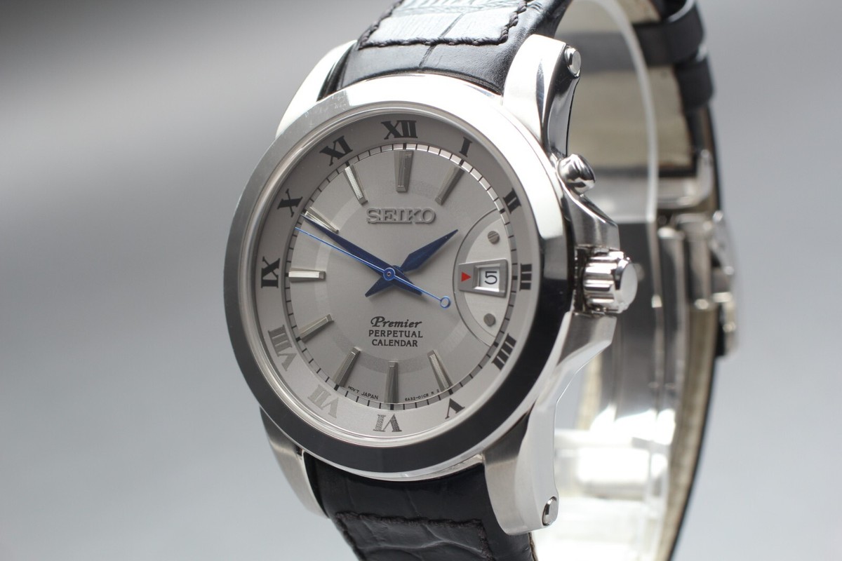 6a32 Caliber Seiko Premier Perpetual Calendar Watch Seiko Premier