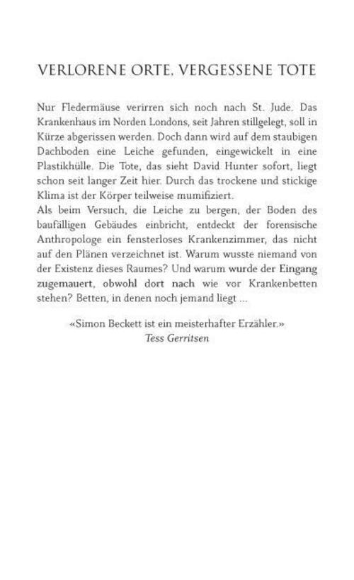 Thumbnail - Die Ewigen Toten Simon Beckett