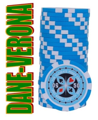 Blister Da 25 Fiches Chips EPT Ceramica Replica 25000