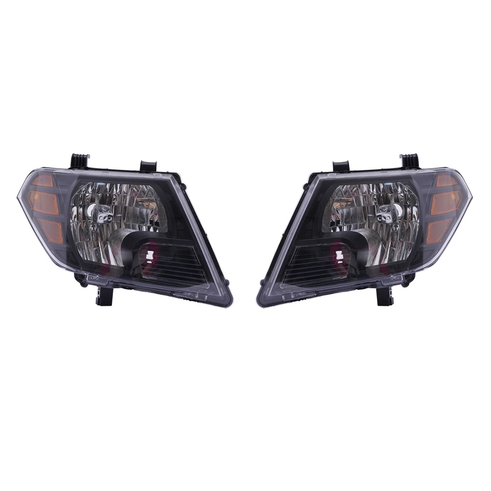 For Nissan Frontier 2009-2020 Headlights Driver & Passenger Side Pair Headlamps Foto 4 de 4