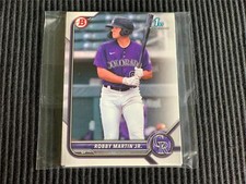 2022 BOWMAN COLORADO ROCKIES TEAM SET 8 CARDS  ROBBY MARTIN JR PROSPECTS +