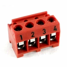 Jandy Zodiac 6609 Red 4 Pin Terminal Bar ~ Plug Bar ~ RS485 One Touch iAquaLink