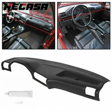Dashboard Molded Dash Cap Cover Black For 1984-1991 BMW 3-Series E30 318i 325i