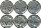 1923-1924-1925 INDIAN/BUFFALO NICKELS #V11 - THREE DIFFERENT ROARIN’ 20’s DATES