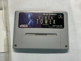 Clock Tower Super Famicom SFC SNES NTSC-JP CIB Postcard Touch-up Tested