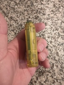 Sega Dreamcast Official VMU Visual Memory Unit Clear Extreme Yellow Nice Shape