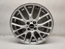 12-15 Mini Cooper Jcw 17 Inch Wheel Rim Cross Spoke Challenge Silver Lot3466