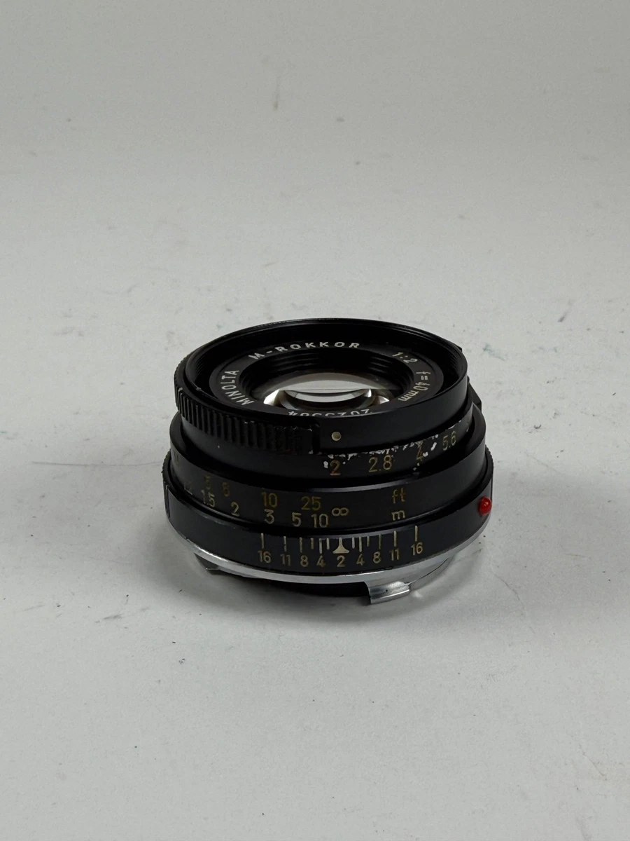 Minolta M Rokkor 40mm F2 for sale - eBay