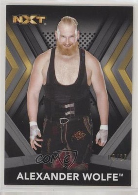 2017 Topps WWE NXT Roster Silver 2/25 Alexander Wolfe #3 0e3