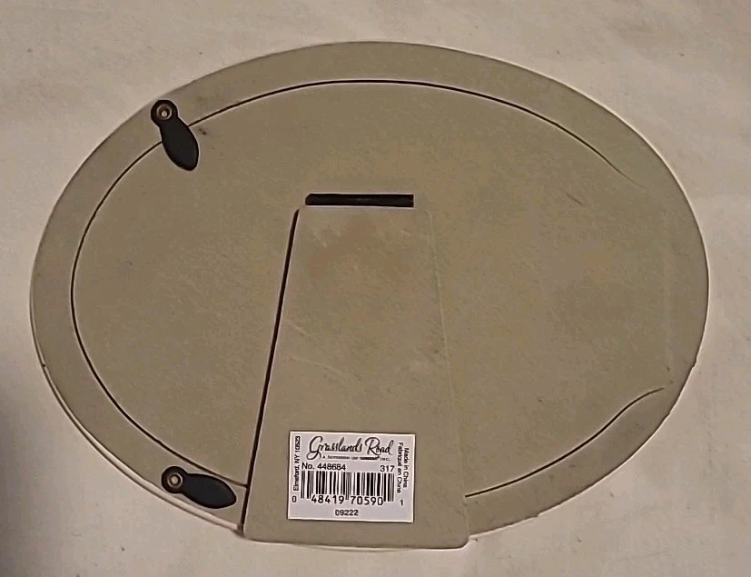 Marco de fotos ovalado de cerámica Claddagh nudo celta irlandés amor lealtad amistad Foto 2 de 4