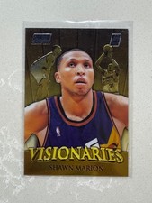 1999-00 Topps Stadium Club Chrome Shawn Marion Visionaries Rookie Card (RC) #V9. rookie card picture