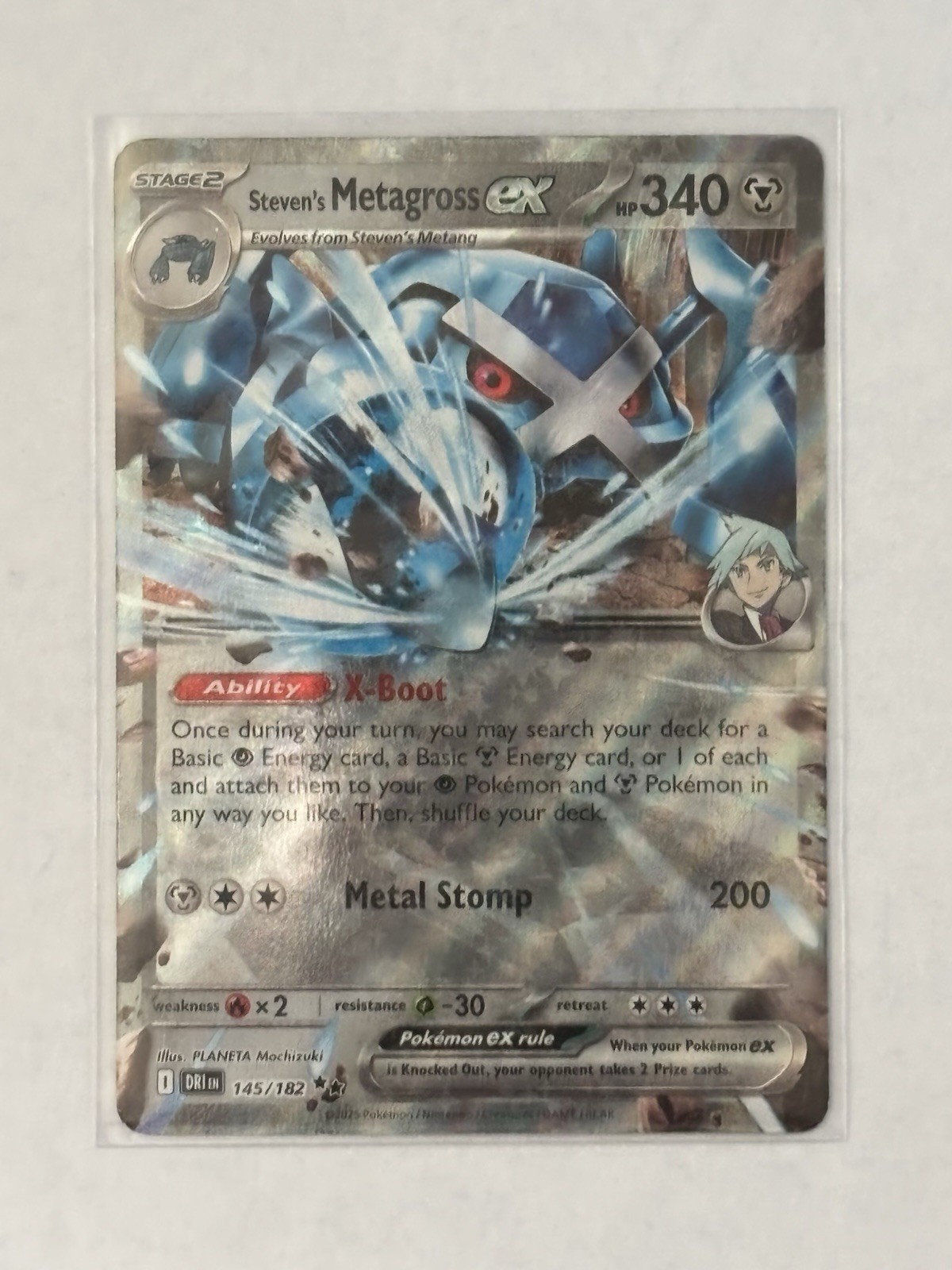 Steven's Metagross ex 145/182 Pokemon SV: Destined Rivals