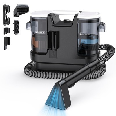Upholstery Cleaner Machine 600W Motor - 20Kpa Suction, Portable Handheld Carp...