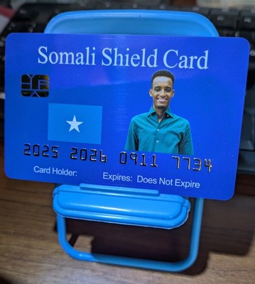 Aromabug Funny Fake Bankcards: (8 PACK). SOMALI SHIELD CARDS (Free Shipping)